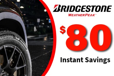 Bridgestone WeatherPeak Instant Savings