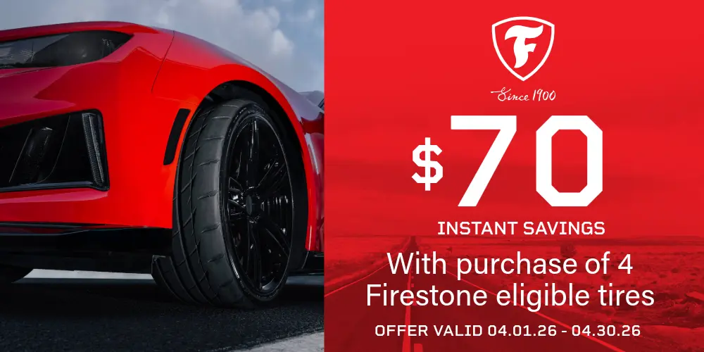 Firestone Instant $70 Offer